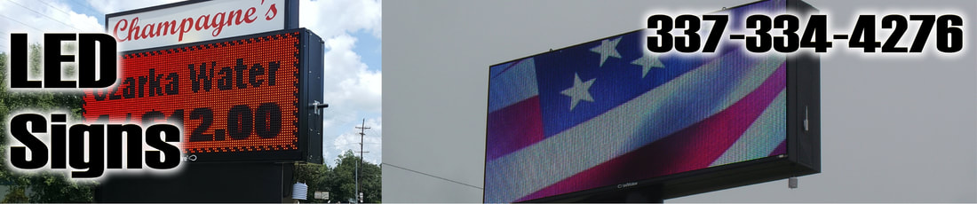 LED message center sign project