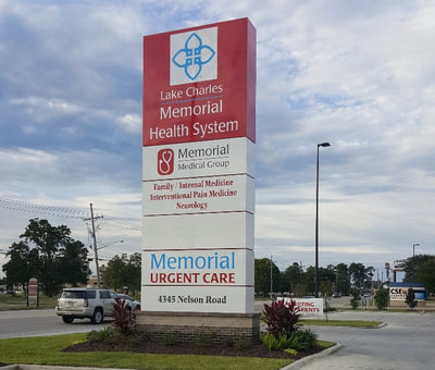 Monument sign example